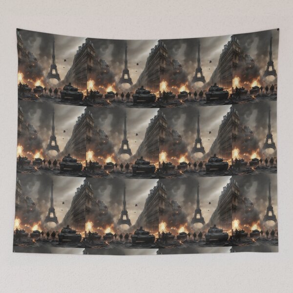 Item preview, Eiffel Apocalypse designed and sold by PixelVibe782.
