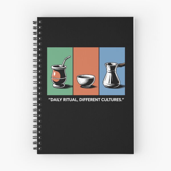 Item preview, Daily Ritual Different Cultures Global Tea and Coffee Illustration designed and sold by SplashTastic.