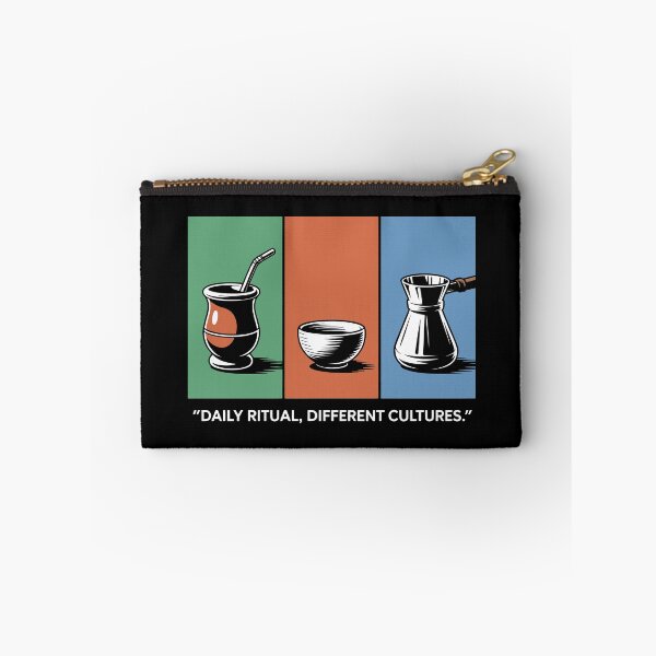 Item preview, Daily Ritual Different Cultures Global Tea and Coffee Illustration designed and sold by SplashTastic.