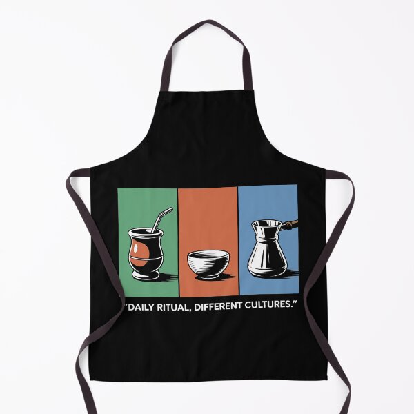 Item preview, Daily Ritual Different Cultures Global Tea and Coffee Illustration designed and sold by SplashTastic.