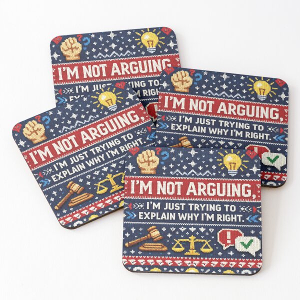 Item preview, Right on knitting design – Funny saying discussion designed and sold by Mauswohn.