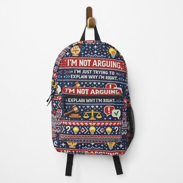 Item preview, Right on knitting design – Funny saying discussion designed and sold by Mauswohn.