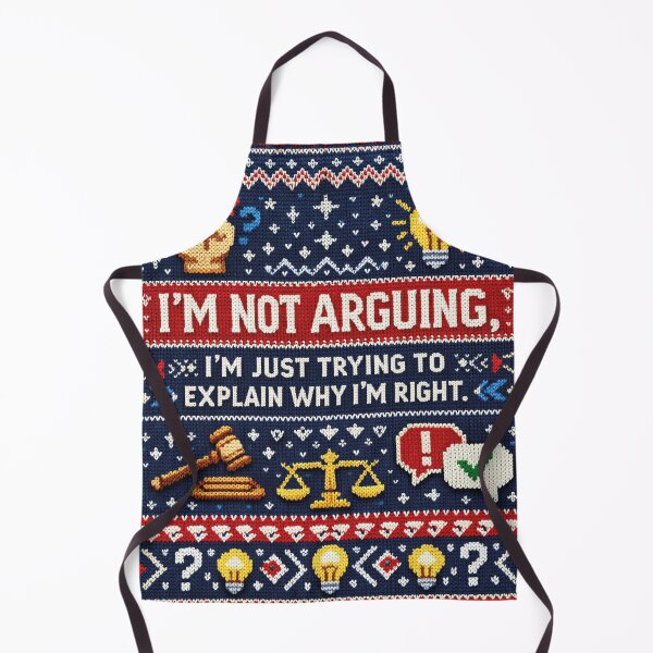 Item preview, Right on knitting design – Funny saying discussion designed and sold by Mauswohn.