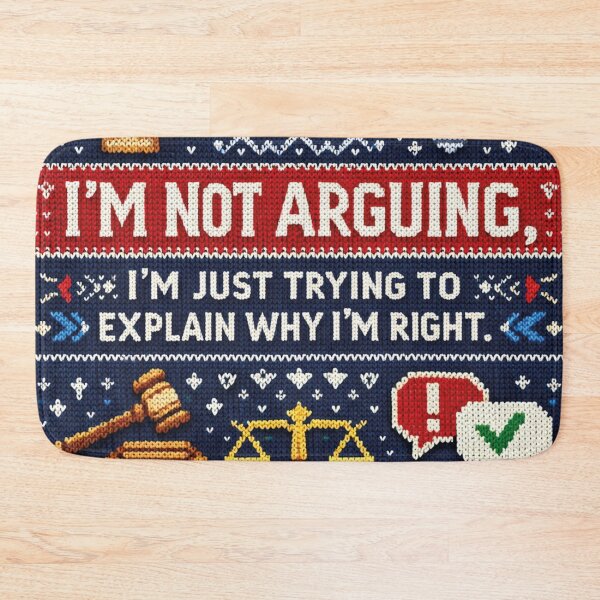 Item preview, Right on knitting design – Funny saying discussion designed and sold by Mauswohn.