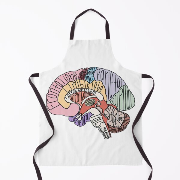 Item preview, Vintage Labeled Brain Anatomy designed and sold by ColemanOlmos.