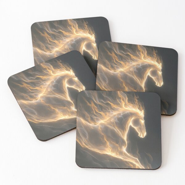 Item preview, Flaming Equine Spirit (image size 7840x11680) designed and sold by Digital-Davinci.
