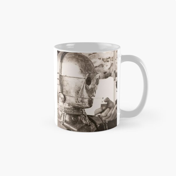 Item preview, C3po smoking retro designed and sold by Eileen-Rosse.