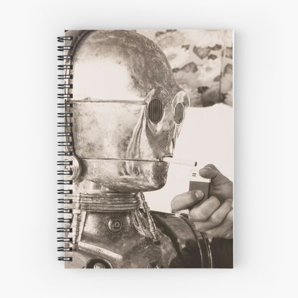 Item preview, C3po smoking retro designed and sold by Eileen-Rosse.