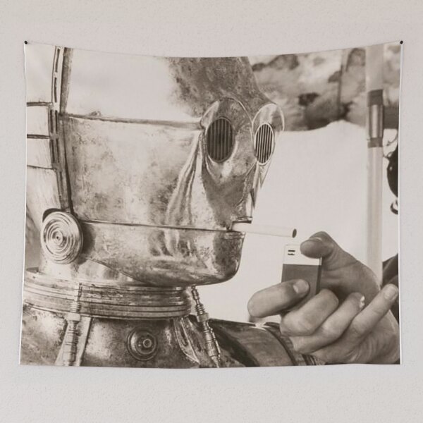 Item preview, C3po smoking retro designed and sold by Eileen-Rosse.