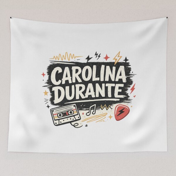 Item preview, Carolina Durante – Indie Rock Typography designed and sold by Mukesh Saxena.