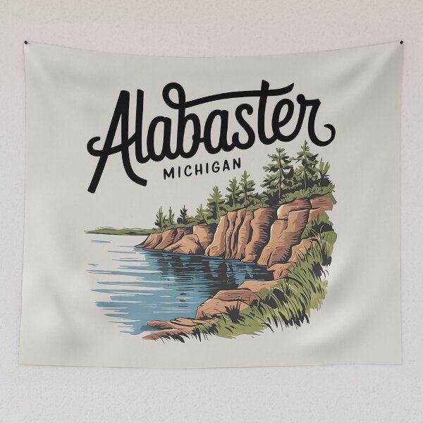 Item preview, Alabaster, Michigan, Alabaster MI, Alabaster Michigan designed and sold by MoMidoStore.