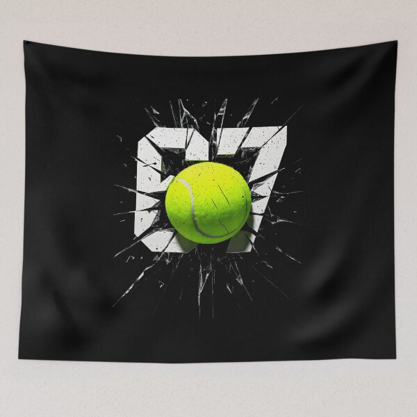 Item preview, 67 Tennis Number Graphic Bold Sports Style designed and sold by WayTBeenkenArt.
