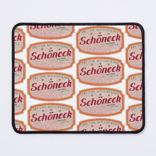 Item preview, Schöneck, Germany, Sachsen, Ski, textured skiing badge designed and sold by Wanderful-roads.