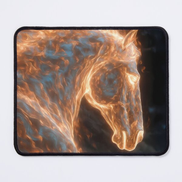 Item preview, Flaming Equine Spirit (image size 7840x11680) designed and sold by Digital-Davinci.