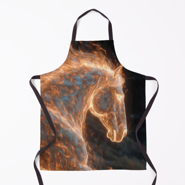 Item preview, Flaming Equine Spirit (image size 7840x11680) designed and sold by Digital-Davinci.