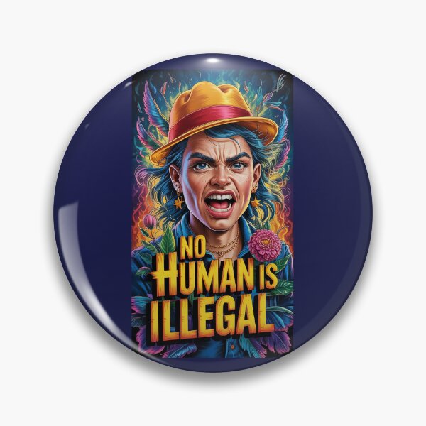 Item preview, No Human Is Illegal designed and sold by Interrupt Art.