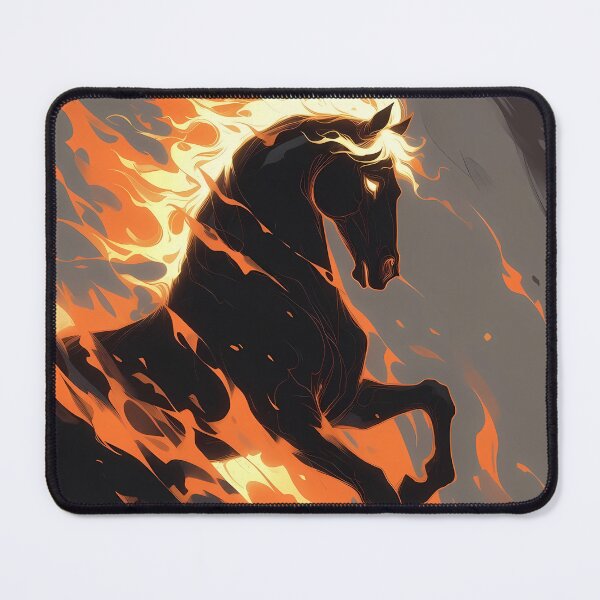 Item preview, Flaming Equine Spirit (image size 7840x11680) designed and sold by Digital-Davinci.