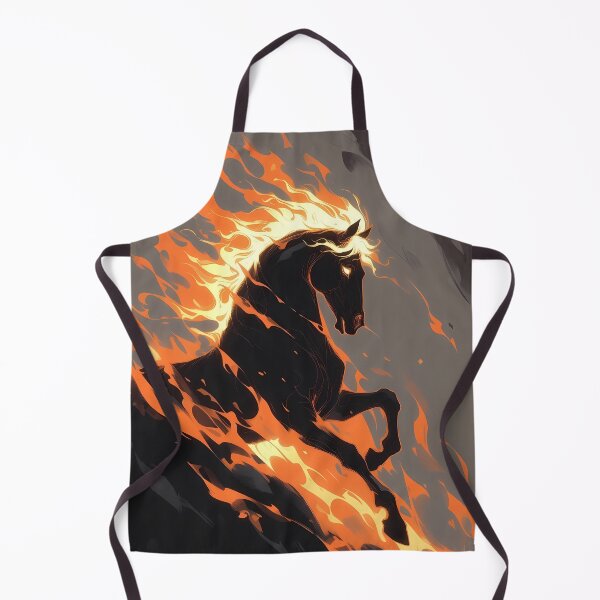 Item preview, Flaming Equine Spirit (image size 7840x11680) designed and sold by Digital-Davinci.