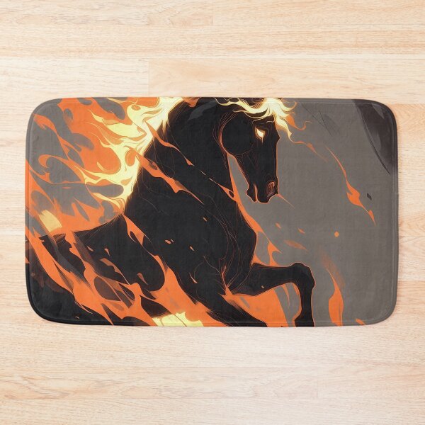 Item preview, Flaming Equine Spirit (image size 7840x11680) designed and sold by Digital-Davinci.