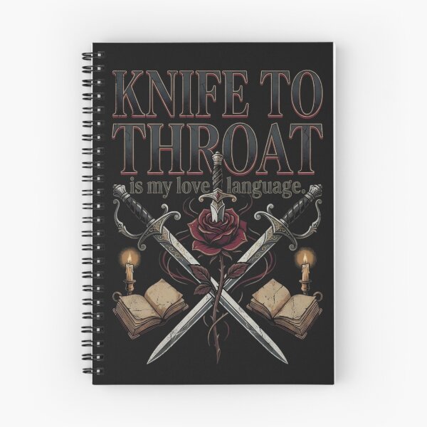 Item preview, Knife to Throat Is My Love Language | Enemies To Lovers Bookish Aesthetic designed and sold by auxincaftan0o.