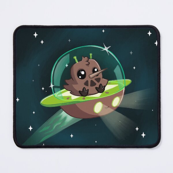Item preview, Kiwi Bird Alien in Space designed and sold by PinkRhino24.
