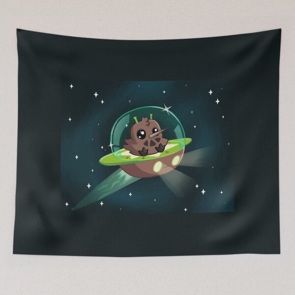 Item preview, Kiwi Bird Alien in Space designed and sold by PinkRhino24.