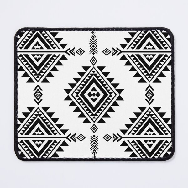 Item preview, Cool black and white native ethnic fabric pattern. designed and sold by Nengsang.