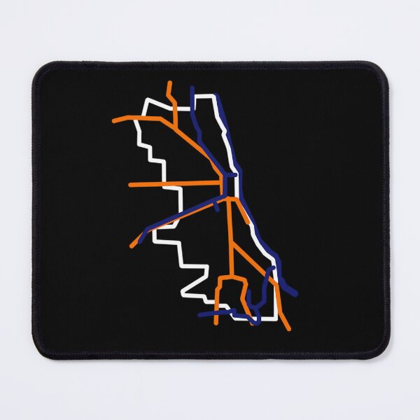 Item preview, Chicago Map Abstract Bears Colors designed and sold by GG4NDII.