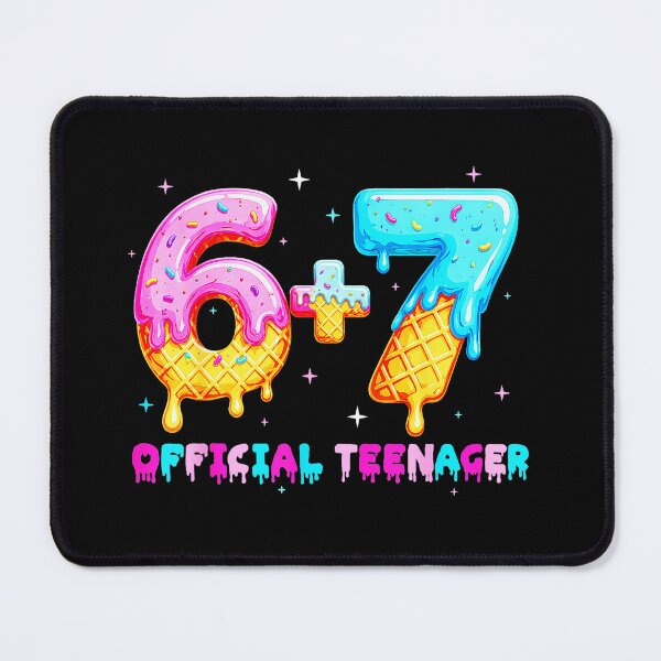 Item preview, 67 Official Teenager Six Seven Dripping Numbers Design designed and sold by gladysenglish.
