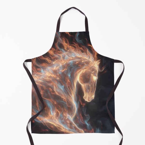Item preview, Flaming Equine Spirit (image size 7840x11680) designed and sold by Digital-Davinci.