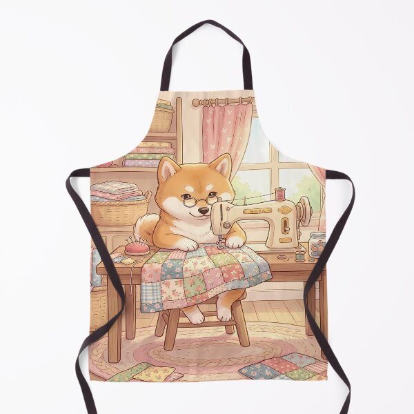 Item preview, Shiba Inu Sewing Quilt designed and sold by 7She.