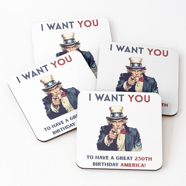 Item preview, Uncle Sam I Want You To Have A Great 250th Birthday America 1776-2026 250 Years designed and sold by pansak.