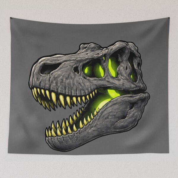 Item preview, rex skull jurassic dinosaurs designed and sold by Blck-Acid-Devil.