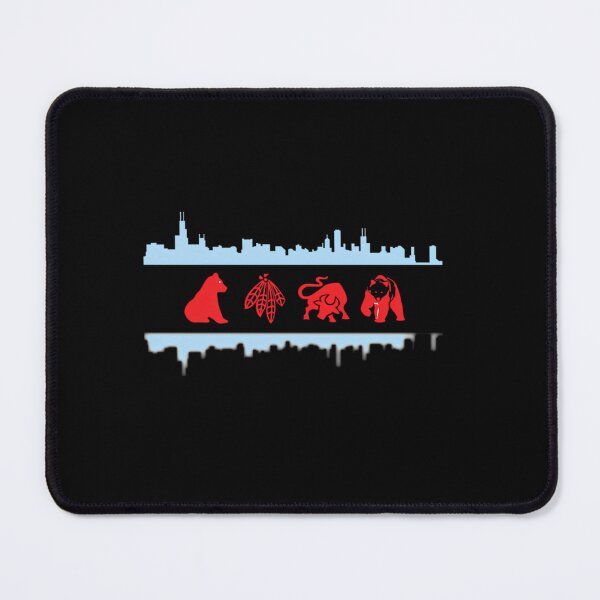 Item preview, Chicago Flags With Teams And Skyline designed and sold by GG4NDII.