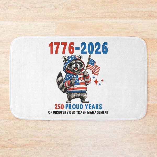 Item preview, 250 Proud Years Of Unsupervised Trash Management Raccoon 250 Years 1776-2026 designed and sold by pansak.