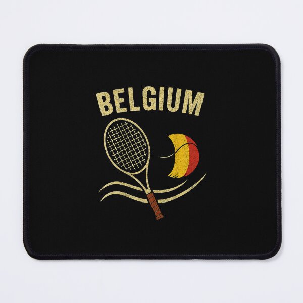 Item preview, BELGIUM Tennis Racket Belgian Tennis Fan designed and sold by WayTBeenkenArt.