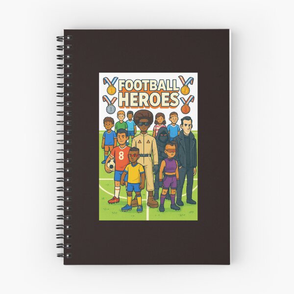 Item preview, Football Heroes - Inclusive Diversity in Sports Illustration designed and sold by ARTGENERATESART.