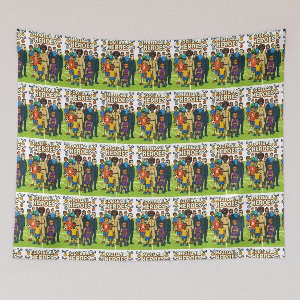 Item preview, Football Heroes - Inclusive Diversity in Sports Illustration designed and sold by ARTGENERATESART.