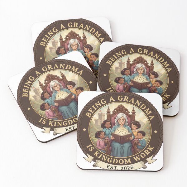 Item preview, Being A Grandma Is Kingdom Work – Blessed Christian Grandmother Est. 2026 Badge designed and sold by Wear Sculpt.