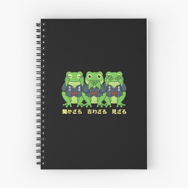 Item preview, Three wise frogs designed and sold by Word_To_Word_Designs.
