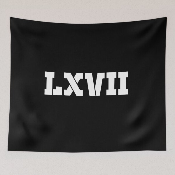 Item preview, 67 - Sixty Seven Number 67 Roman LXVII Meme Six Seven Meme designed and sold by farhanhafeez.