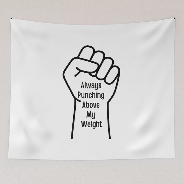 Item preview, Punching Above Weight designed and sold by HELLO TIGER.