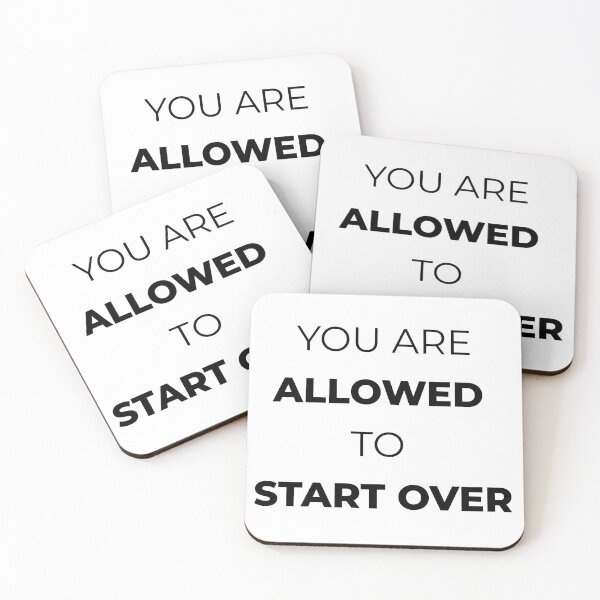 Item preview, You are allowed to start over! designed and sold by Mikidesign1988.