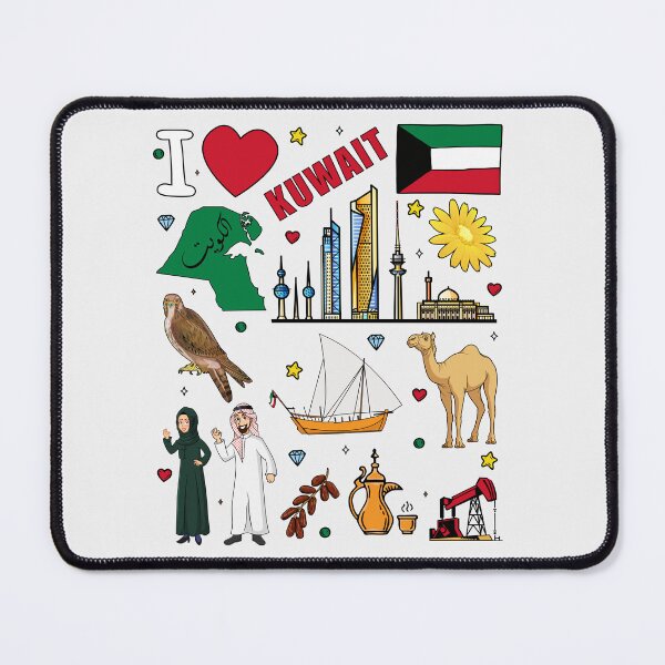 Item preview, Kuwait Pride, Iconic Landmarks & Cultural Heritage Pattern designed and sold by mashmosh.