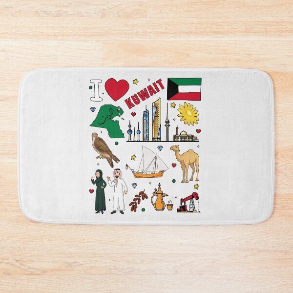 Item preview, Kuwait Pride, Iconic Landmarks & Cultural Heritage Pattern designed and sold by mashmosh.