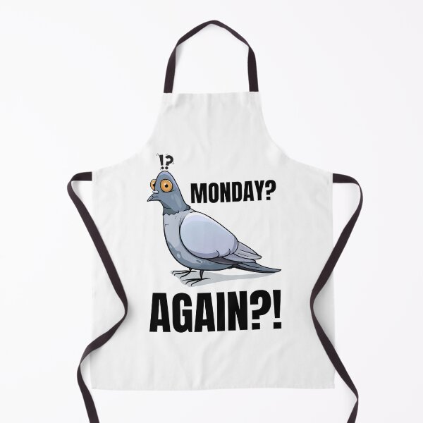 Item preview, Monday Again Shocked Pigeon Funny Work Humor t-shirt designed and sold by JustFunnyStuff.