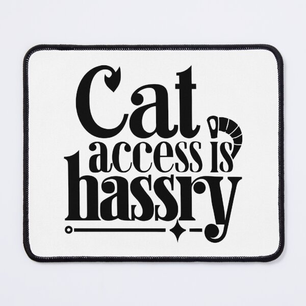 Item preview, Cat Access Is Necessary. Funny Cat Lover Typography designed and sold by Jirada.