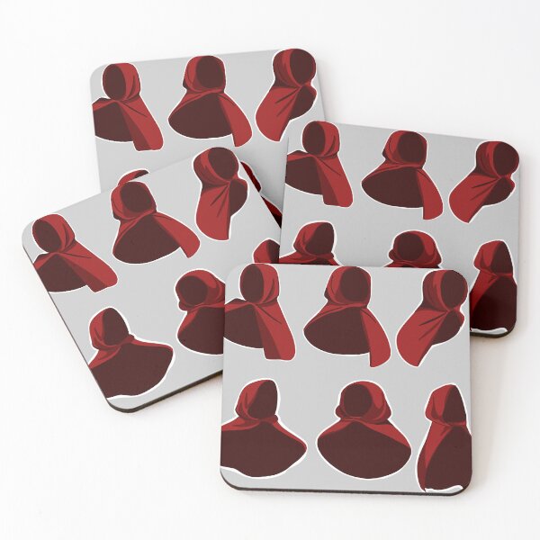 Item preview, Mysterious Red Hoods Sticker Set - Dark Rogue & Sorcerer Fantasy Apparel designed and sold by LYAN-STORE.