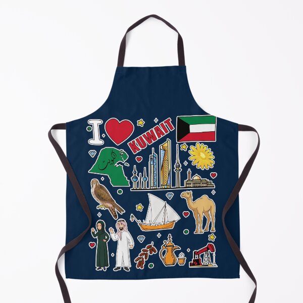 Item preview, Kuwait Heritage & Modern Landmarks - Cultural Sticker Collage designed and sold by mashmosh.