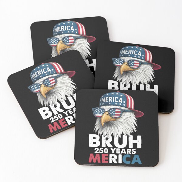 Item preview, 250 Years USA Bruh 250th Birthday 1776-2026 Eagle Flag designed and sold by pansak.